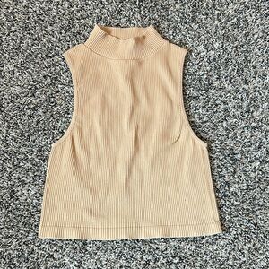 Ribbed Turtleneck Crop